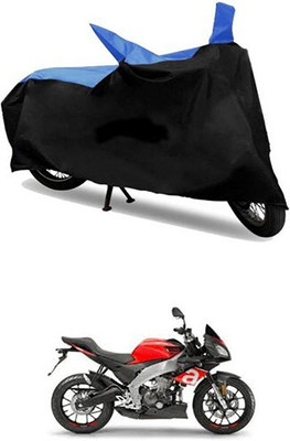 Mdstar Waterproof Two Wheeler Cover for Aprilia(Blue, Black)