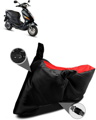 GOSHIV-car and bike accessories Waterproof Two Wheeler Cover for Hero(Electric Cruz BS6, Red)