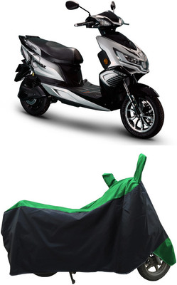 Coxtor Waterproof Two Wheeler Cover for Okinawa(i-Praise, Green)