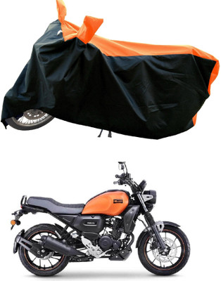 DeepShakshi AUTOMOTIVE Two Wheeler Cover for Yamaha(FZ-X, Orange)