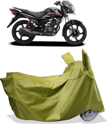 Amexride Two Wheeler Cover for TVS(Victor BS6, Maroon)