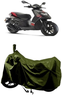 SUGASHRI Waterproof Two Wheeler Cover for Aprilia(SR 125, Green)