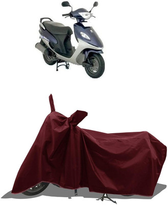 KEDIT Two Wheeler Cover for Bajaj(Fusion, Maroon)