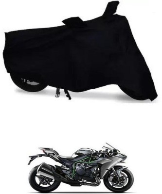 APNEK Waterproof Two Wheeler Cover for Kawasaki(Ninja H2 BS6, Black)