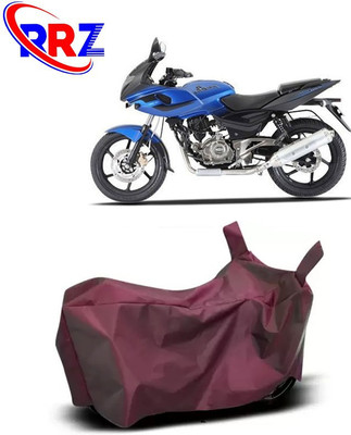 RRZ Waterproof Two Wheeler Cover for Bajaj(Pulsar 220 DTS-i, Maroon)