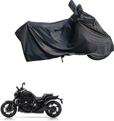 Motodreka Waterproof Two Wheeler Cover for Yamaha(VMAX, Black)