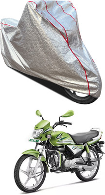 AutoGalaxy Waterproof Two Wheeler Cover for Hero(HF Deluxe Eco, Silver)