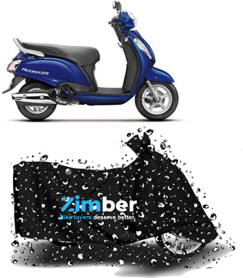 THE REAL ARV Two Wheeler Cover for Suzuki(Access 125, Black)
