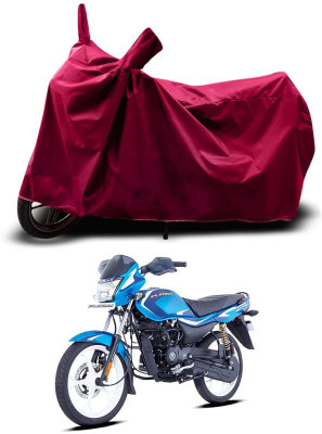 KEDIT Two Wheeler Cover for Bajaj(Maroon)