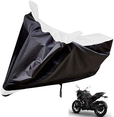 Auto Hub Two Wheeler Cover for Bajaj(Pulsar NS 160, White)