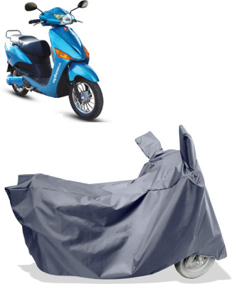 Amexride Two Wheeler Cover for Hero Electric(Electric Optima DX, Grey)