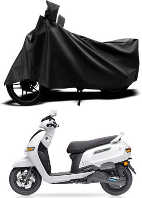 AASHTIK MART Two Wheeler Cover for TVS(iQube Electric, Black)