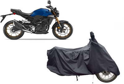Anlopeproducts Waterproof Two Wheeler Cover for Honda(CB350RS, Grey)
