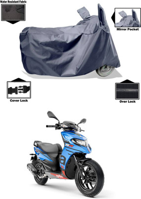 PAGORA Waterproof Two Wheeler Cover for Aprilia(SR 125, Grey)