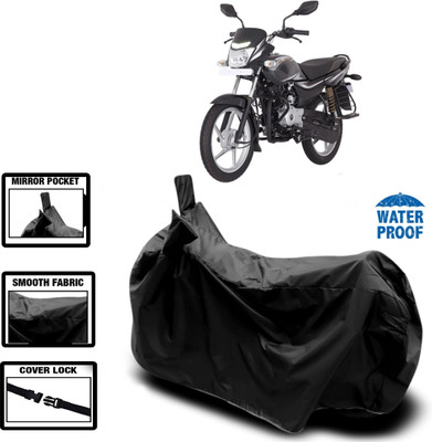 WMIZEXA Waterproof Two Wheeler Cover for Bajaj(Platina 100, Black)