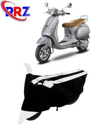RRZ Waterproof Two Wheeler Cover for Vespa(Vespa VXL, Black, White)