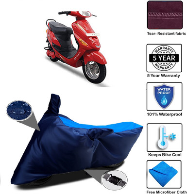 MISSION COLLECTION Waterproof Two Wheeler Cover for Hero(E Sprint, Blue)