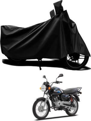 KEDIT Two Wheeler Cover for Bajaj(CT100, Black)