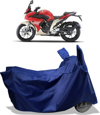 Amexride Two Wheeler Cover for Yamaha(Fazer 25, Blue)