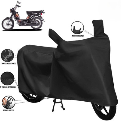 DeepShakshi AUTOMOTIVE Two Wheeler Cover for TVS(XL 100, Black)