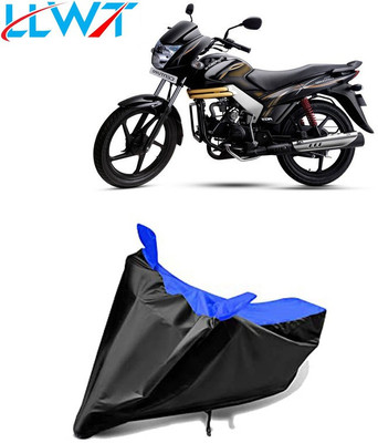 KPIND Waterproof Two Wheeler Cover for Mahindra(Centuro, Black, Blue)