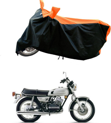 Mdstar Waterproof Two Wheeler Cover for Yamaha(RX 100, Orange)