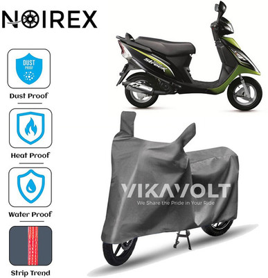 NOIREX Two Wheeler Cover for TVS(Scooty Pep+, Grey)