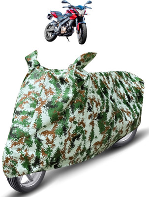 MOCKHE Waterproof Two Wheeler Cover for Bajaj(Pulsar 200, Green)