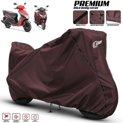 AutoGalaxy Waterproof Two Wheeler Cover for Honda(Dio, Maroon, Black)