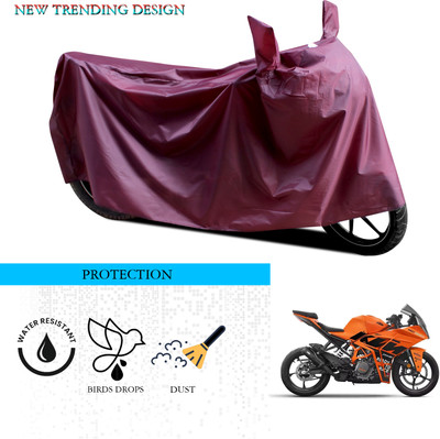 SnehaSales Waterproof Two Wheeler Cover for KTM(RC 390, Maroon)