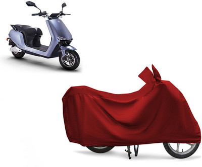 EGAL Two Wheeler Cover for Bgauss(BS6, Maroon)