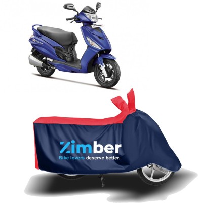 ZIMBER Two Wheeler Cover for Hero(Maestro Edge, Red, Blue)