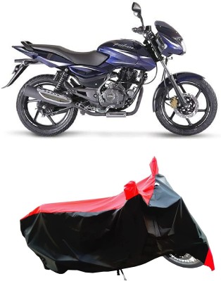 KEDIT Two Wheeler Cover for Bajaj(Pulsar 150 DTS-i, Red)