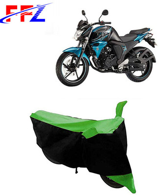 FFZ Two Wheeler Cover for Yamaha(FZ-S, Black, Green)