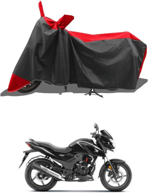 Mdstar Waterproof Two Wheeler Cover for Honda(Red, Black)