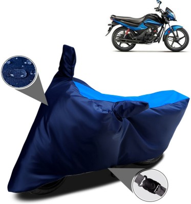 Mdstar Waterproof Two Wheeler Cover for Hero(Splendor I Smart, Blue)