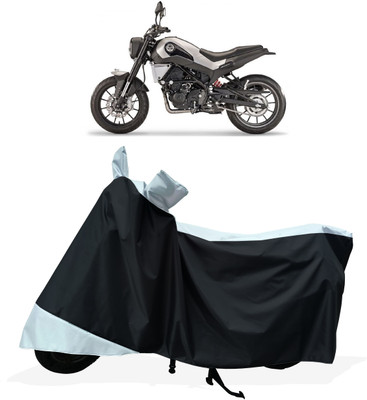 Tricway Two Wheeler Cover for Benelli(Leoncino 250, White)