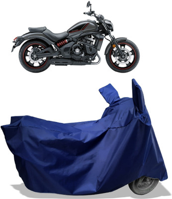 Amexride Two Wheeler Cover for Kawasaki(Vulcan S BS6, Blue)