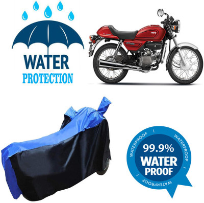 Mdstar Waterproof Two Wheeler Cover for Hero(Splendor Pro Classic, Multicolor)
