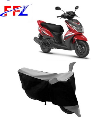 FFZ Waterproof Two Wheeler Cover for Yamaha(Ray Z, Black, Grey)