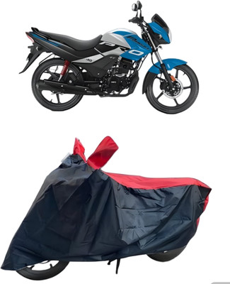 ishika Waterproof Two Wheeler Cover for Hero(Passion Plus, Red)