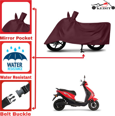 AASHTIK MART Two Wheeler Cover for Revolt(Reo Elite, Maroon)