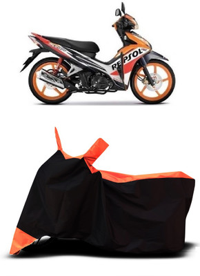 VESMEI Two Wheeler Cover for Honda(Blade 125, Orange)