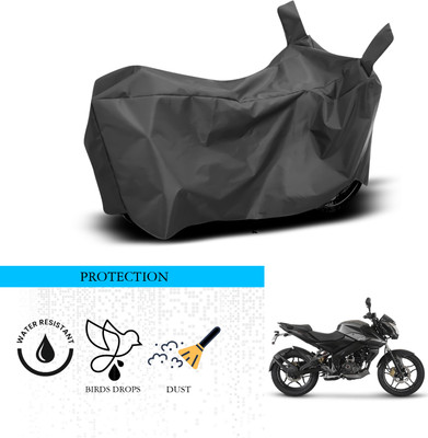 ANTHUB Waterproof Two Wheeler Cover for Bajaj(Pulsar 160 NS DTS-i, Black)