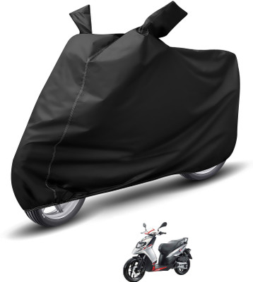 MOCKHE Waterproof Two Wheeler Cover for Aprilia(SR 125, Black)
