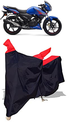 Amexride Two Wheeler Cover for TVS(Apache RTR 160, Black)