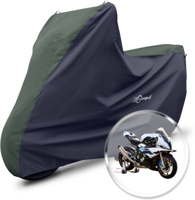 Neodrift Two Wheeler Cover for BMW(S1000RR, Green, Black)