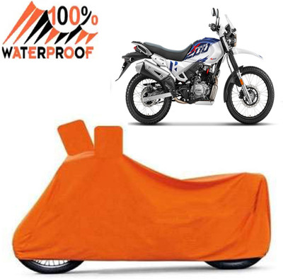 ROYAL AUTO MART Waterproof Two Wheeler Cover for Hero(Xpulse 200T, Orange)