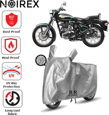 NOIREX Two Wheeler Cover for Royal Enfield(Bullet 500, Grey)