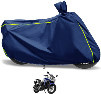 Euro Care Waterproof Two Wheeler Cover for Yamaha(Fazer, Blue)